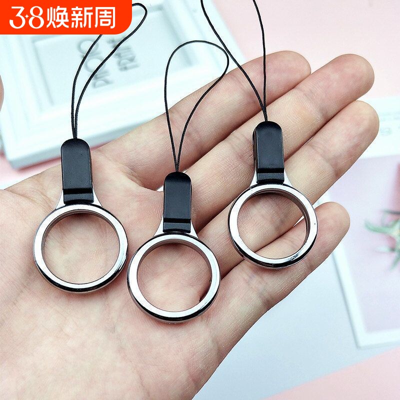 手机指环扣挂绳挂件短款钥匙手机壳防丢链挂环通用挂手圈吊环吊绳u盘挂脖绳子可拆挂脖绳可拆手机链防摔防掉