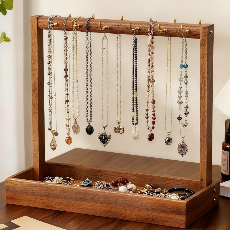 项链展示架首饰桌面手串收纳盒