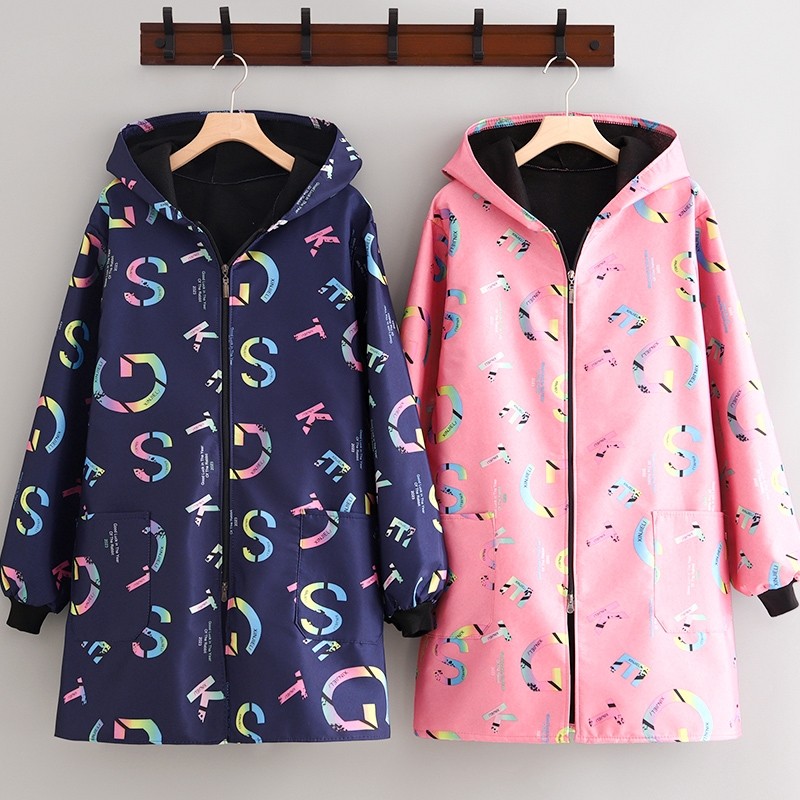 秋冬新款加绒加厚成人罩衣防风外穿工作服女家用防污保暖长袖围裙,家庭/个人清洁工具,围裙,淘宝优惠券,粉丝福利购,淘宝优惠卷