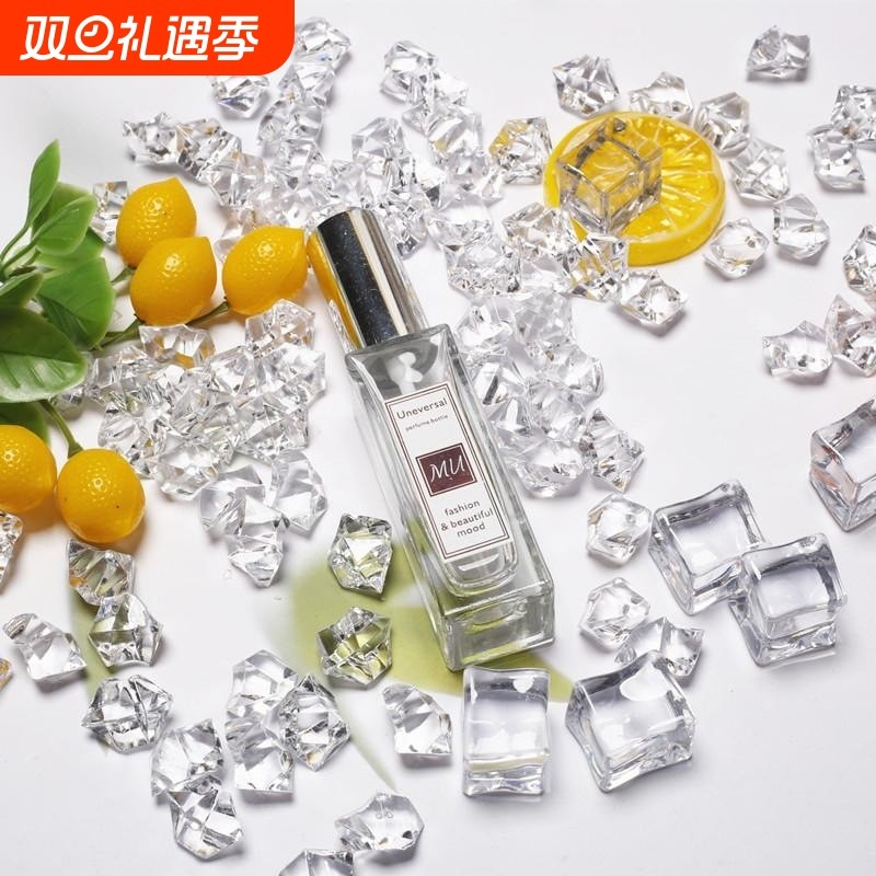 装饰仿真冰块透明方型酒吧摄影道具冰粒水晶石假冰块橱窗鱼缸装饰