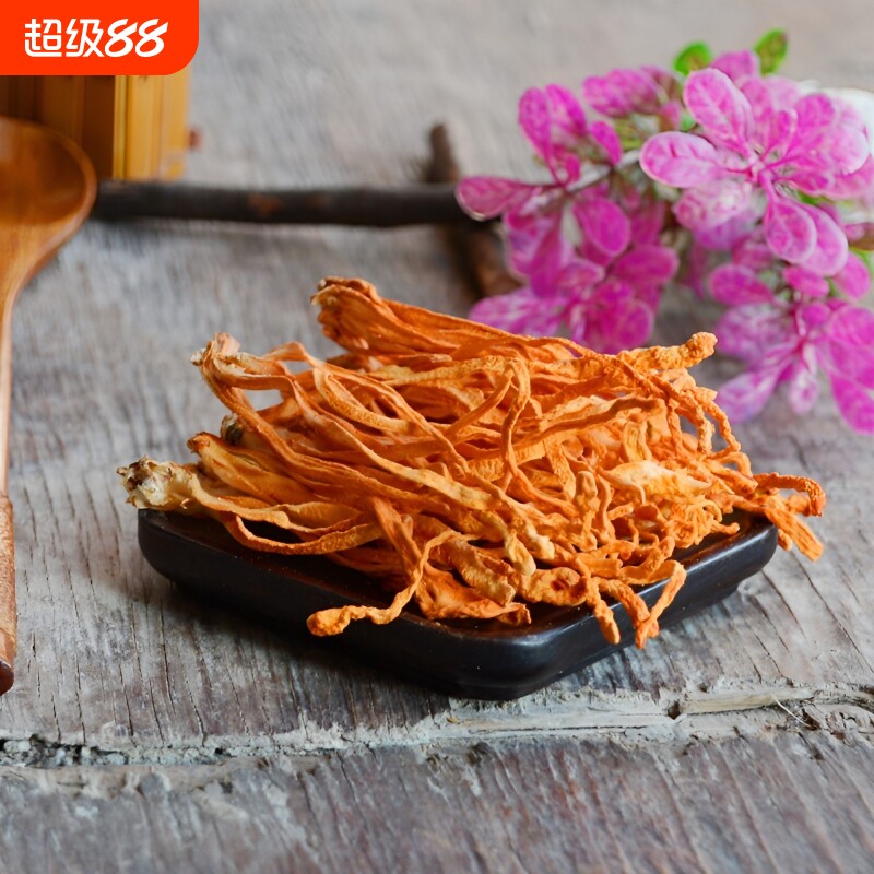 闽妃虫草花干货孢子头赤峰特产金虫草蛹虫草煲汤火锅食材新鲜菌菇
