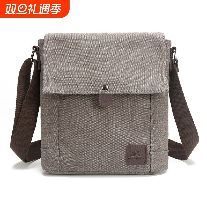 轻便休闲帆布包制造布料小巧单肩包休闲轻便斜挎