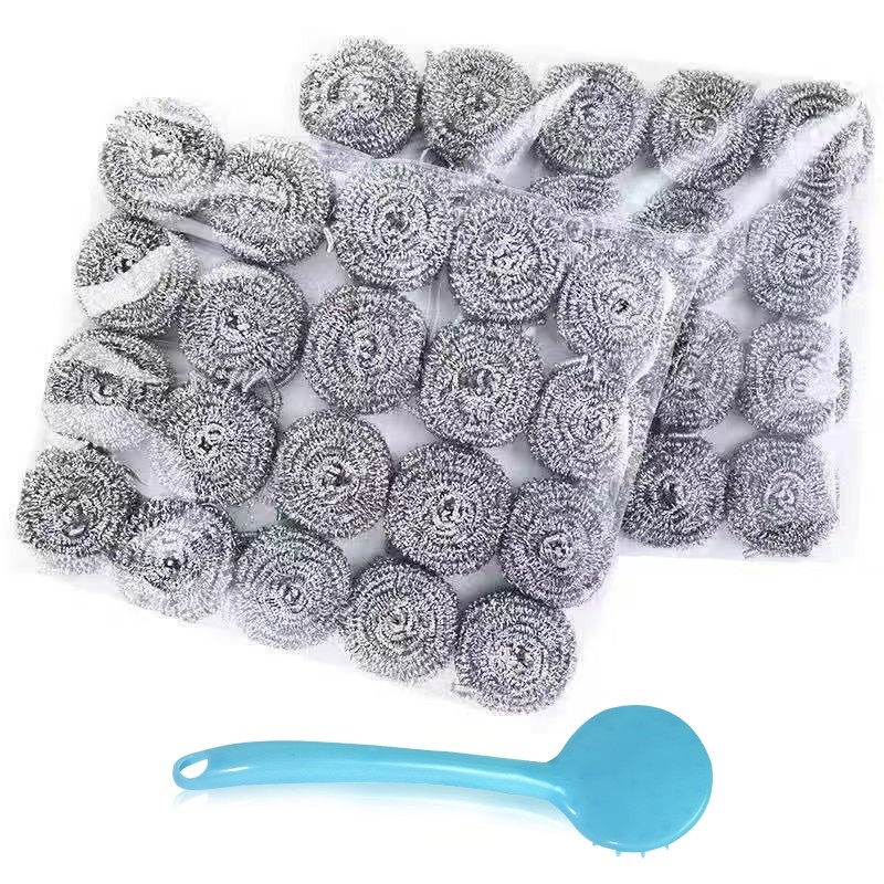 不锈钢钢丝球20个带手柄,家庭/个人清洁工具,钢丝球/钢丝刷,淘宝优惠券,粉丝福利购,淘宝优惠卷