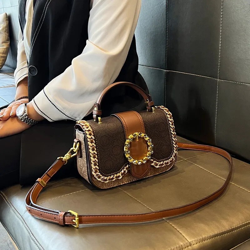 包包女2026新款轻便复古高级女士手提小方包单肩包斜挎包小包礼物