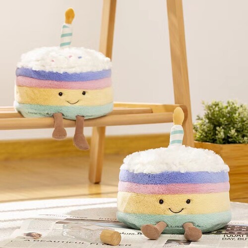 毛绒彩虹生日公仔|超1000次加购
