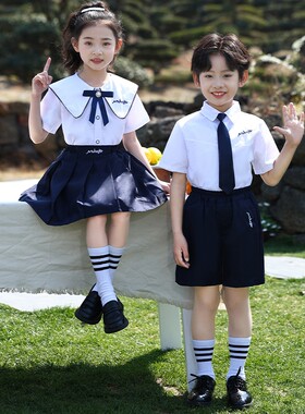 幼儿园园服儿童毕业照合唱班服