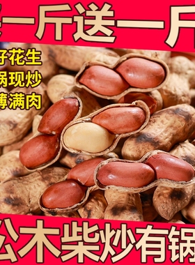 喜云祥铁锅炒花生带壳小籽农家柴火原味花生炒货零食小吃现炒国民