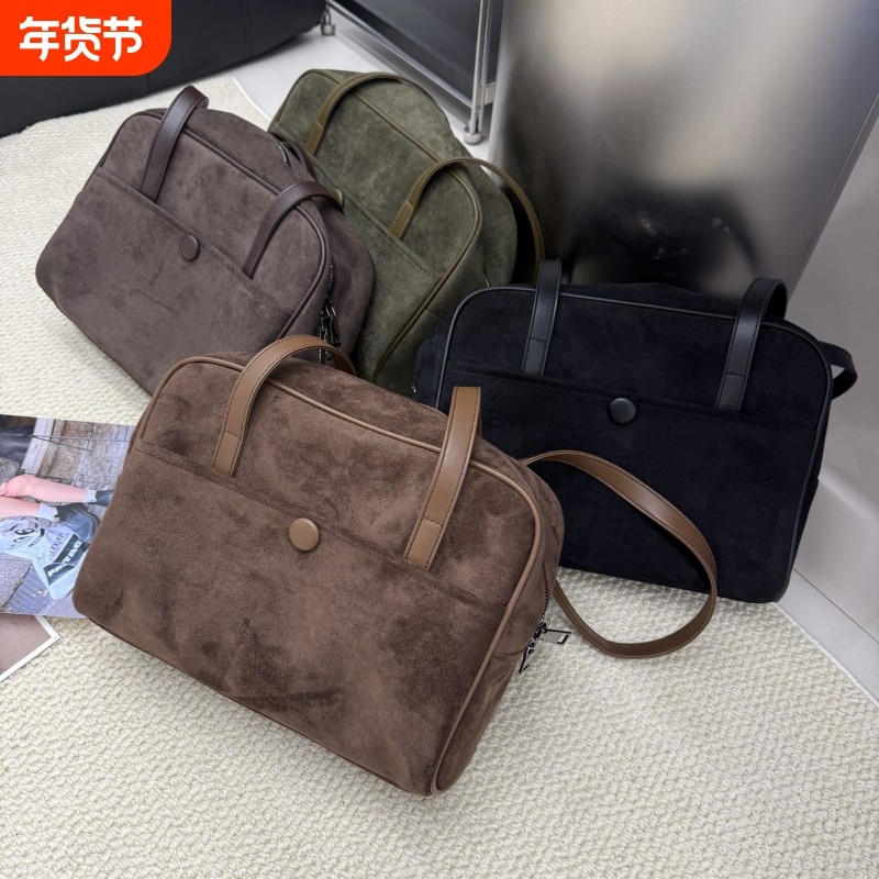 复古小众女士手提单肩包休闲简约腋下包百搭大容量出游旅行托特包,箱包皮具/热销女包/男包,通用款女包,淘宝优惠券,粉丝福利购,淘宝优惠卷