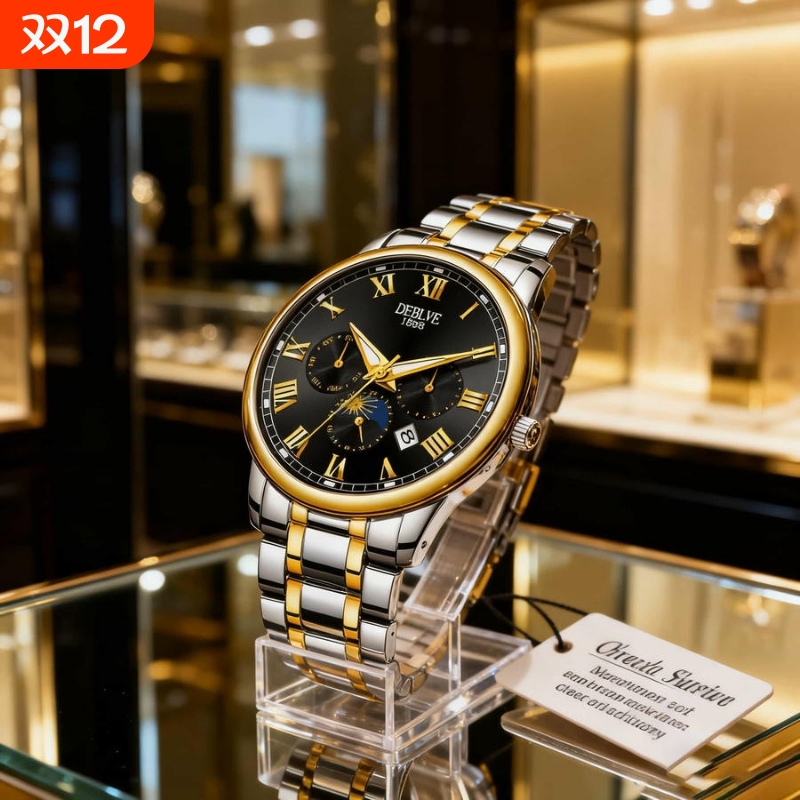 品牌正品手表男概念男士非机械表男款高级感学生运动男表潮腕表男