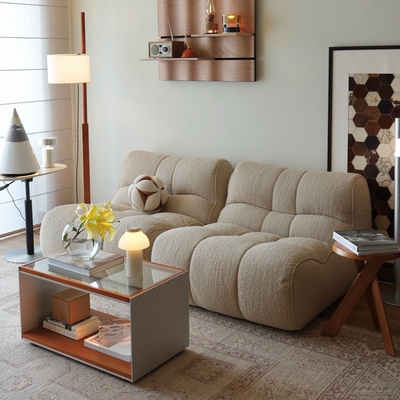 懒人沙发单人榻榻米复古沙发可坐可躺卧室阳台小沙发房间休闲沙发