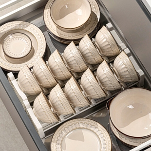 碗盘筷景德镇陶瓷餐具碗筷盘子乔迁新婚 日式 碗碟套装 家用2025新款