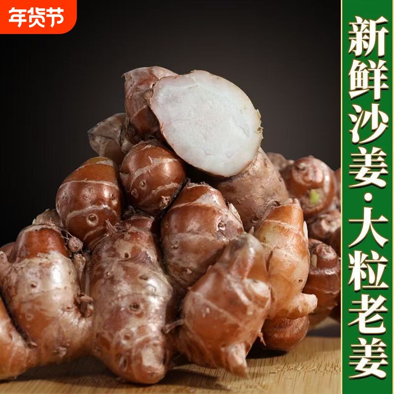 广东正宗沙姜新鲜现挖白切沙姜山奈配料特产香浓沙姜种子种苗清仓