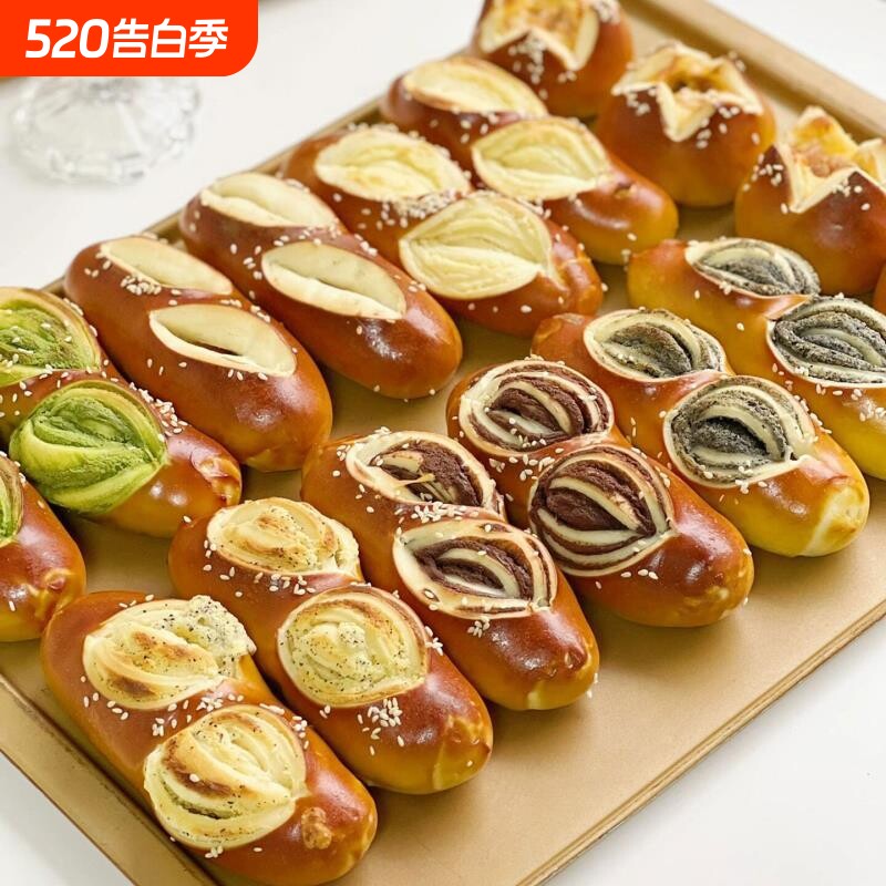 碱水面包奶酪抹茶巧克力棒早餐代餐法棍饱腹零食整箱红豆紫薯全麦