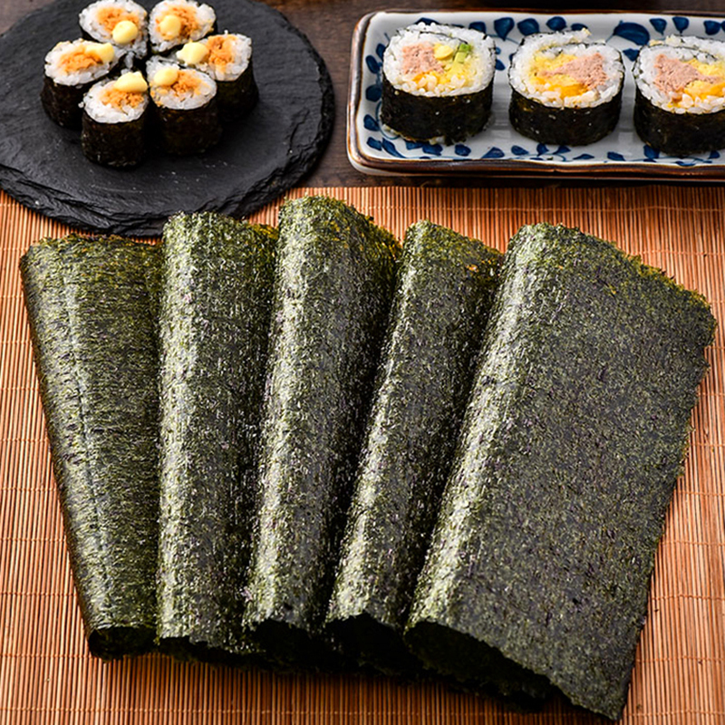 新货5A级海苔大片寿司专用紫菜制作工具配料做包饭团材料食材全套