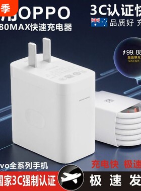 适用OPPO超级80MAX大功率快充头