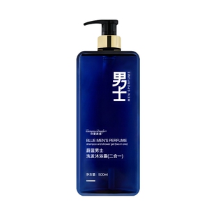 【洗沐合一】蔚蓝男士洗发水沐浴露二合一500ml