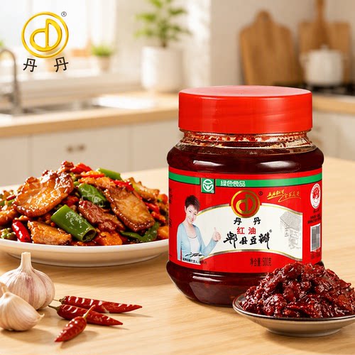 丹丹500g红油郫县豆瓣酱工厂直发