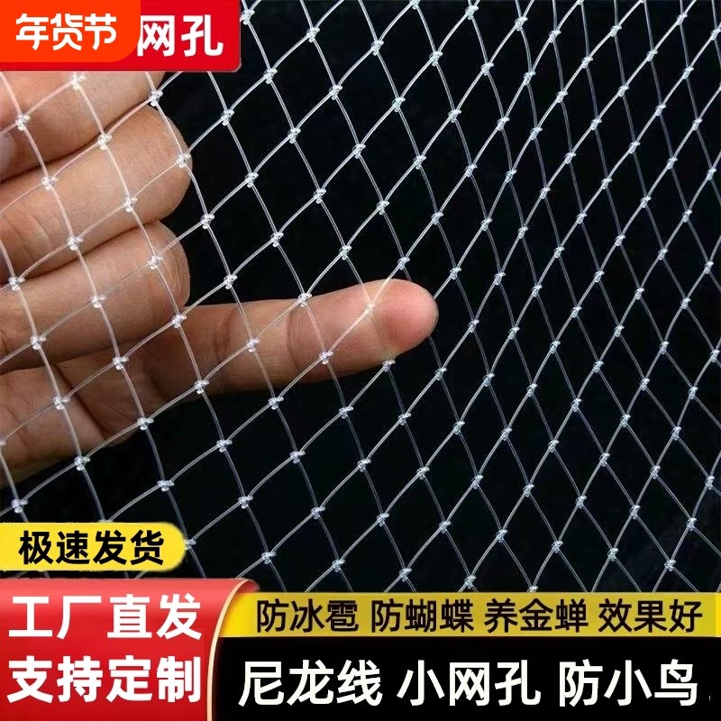 小孔阳台防鸟网蝴蝶果园天网果树樱桃葡萄防鸟罩尼龙金蝉养殖网纱,鲜花速递/花卉仿真/绿植园艺,其它园艺用品,淘宝优惠券,粉丝福利购,淘宝优惠卷