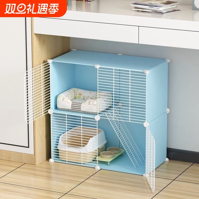 猫笼子家用室内不占地两层猫别墅猫窝带厕所一体小型猫舍猫屋豪华