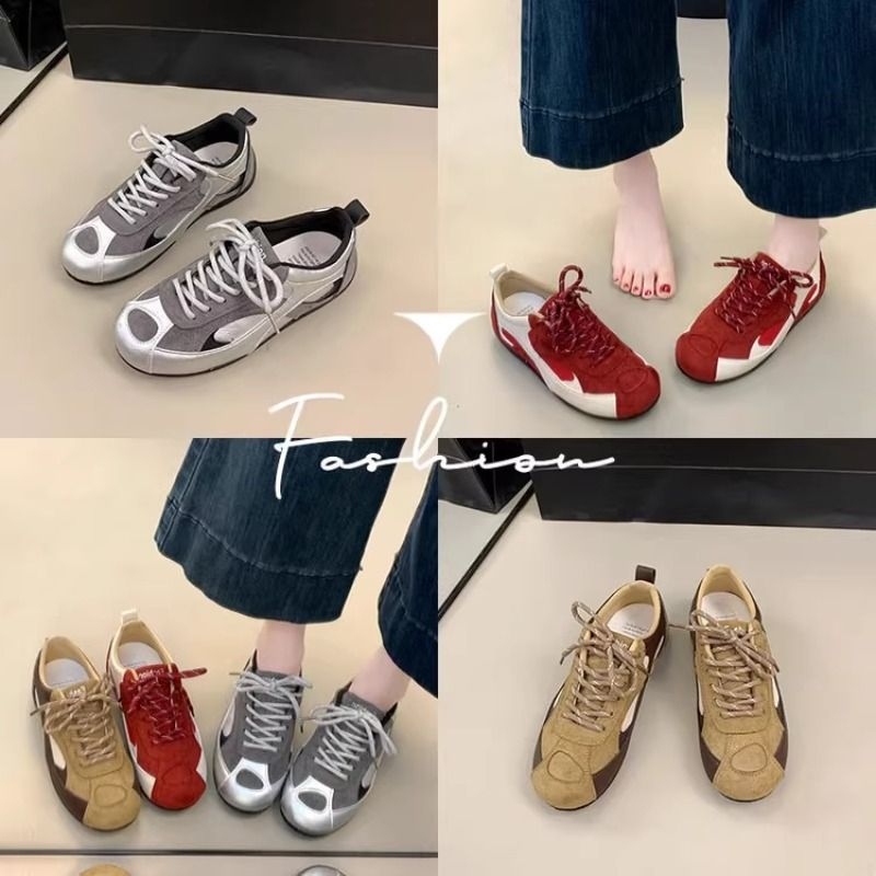 2025秋季新款防滑平底阿甘鞋韩版软底百搭休闲户外女单鞋501