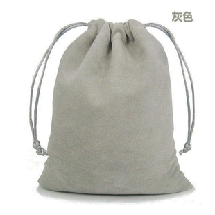 红色抽绳纯棉小布袋收纳袋子植绒袋网红多巴胺小收纳袋子