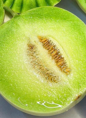 正宗山东冰淇淋玉菇甜瓜现摘当季新鲜水果香瓜冰激凌甜瓜翡翠