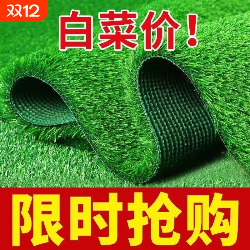 仿真草坪地毯人工假草皮铺垫阳台户外地垫塑料草皮装饰地面庭院