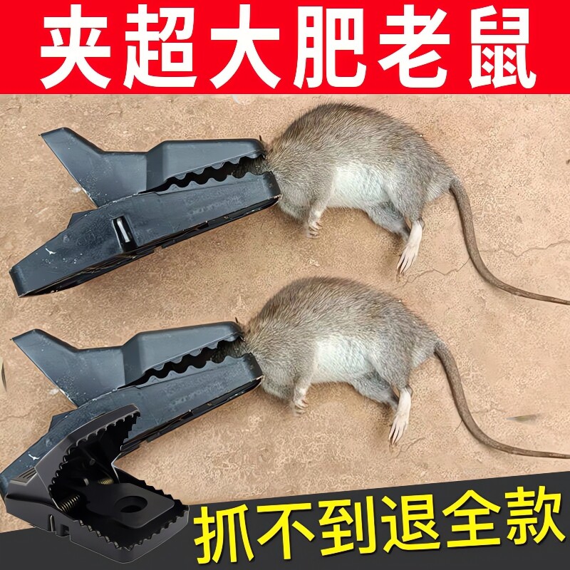 쥐를 잡는 쥐덫 쥐를 죽이고 잡는 가정용 쥐 적 한쪽 둥지 끝 완전 자동 강력 초대형 초강력