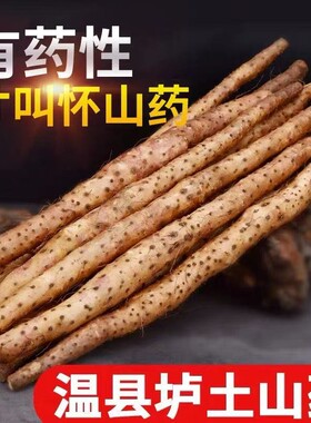 河南焦作温县垆土铁棍山药月子套餐中医推荐催乳新鲜粉糯怀山药