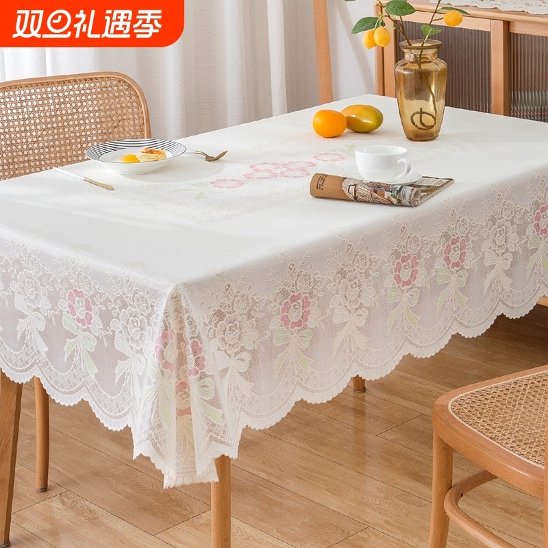 欧式烫金桌布防水防油免洗防烫pvc塑料茶几餐桌布长方形家用台布
