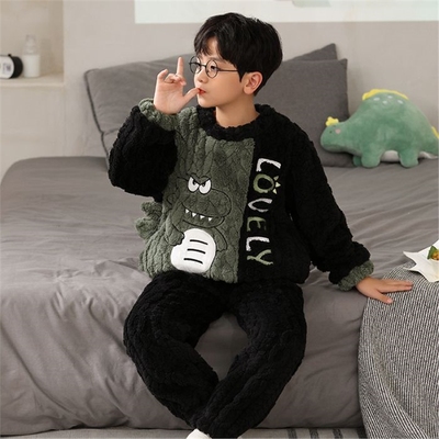 2025新款法兰绒加厚珊瑚绒家居服