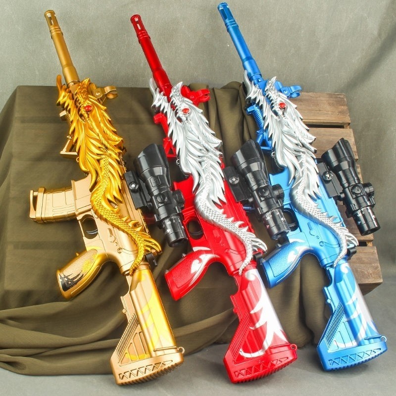 儿童玩具枪吃鸡男孩m416五爪金龙大号仿真黄金软弹马年手动新款