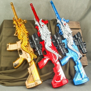 儿童玩具枪吃鸡男孩m416五爪金龙大号仿真黄金软弹马年手动新款