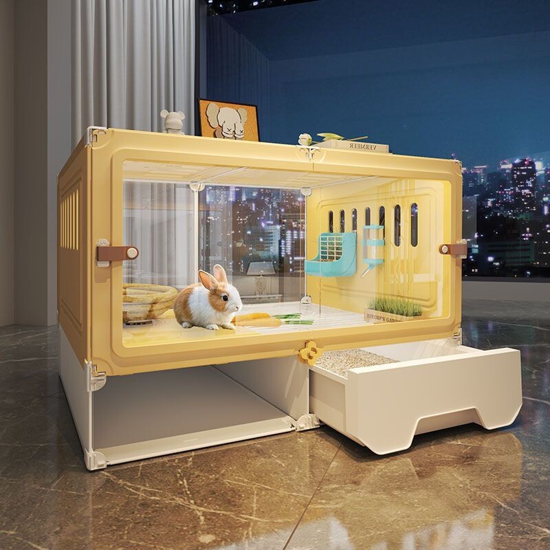 兔笼子家用大号室内养宠物豪华别墅荷兰猪豚鼠侏儒兔专用笼大空间