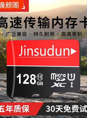 128G高速行车记录仪内存卡专用卡512G监控摄像头TF卡手机SD卡32g