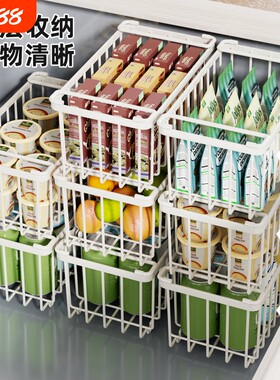 冰柜内部置物架冰箱分层提拉式