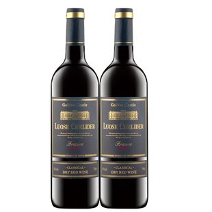 红酒14度赤霞珠干红葡萄酒750ml 2瓶