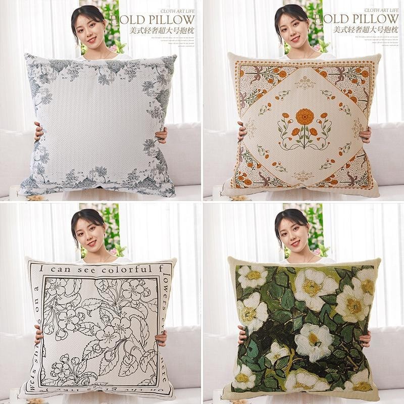 轻奢抱枕沙发客厅床头靠垫套欧式抱枕套60x60大枕头超大网红靠枕,居家布艺,抱枕被,淘宝优惠券,粉丝福利购,淘宝优惠卷
