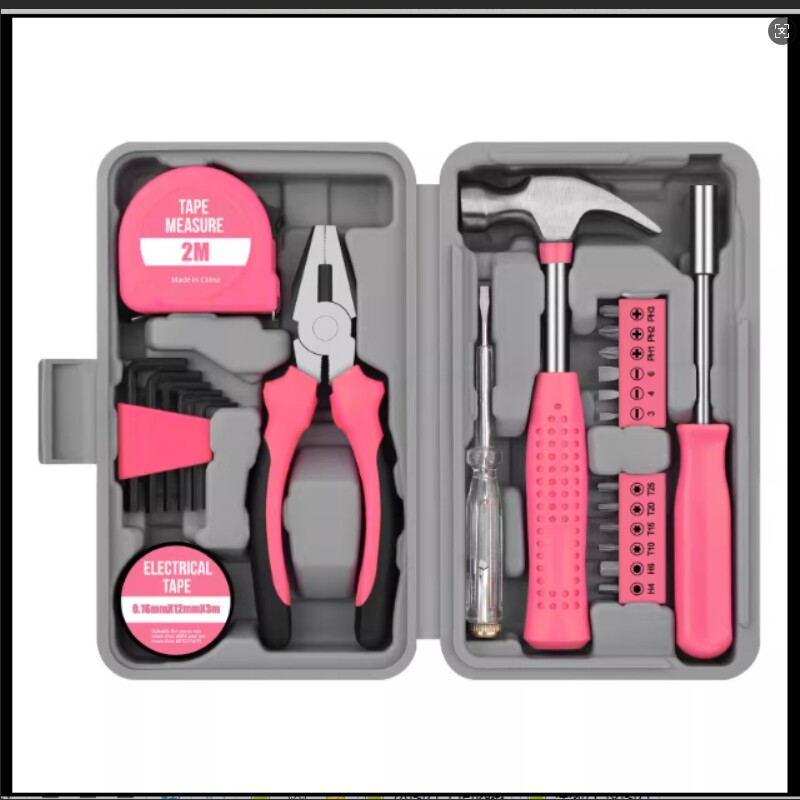 家用工具箱套装车载五金工具老虎钳扳手螺丝刀手动组合工具套装