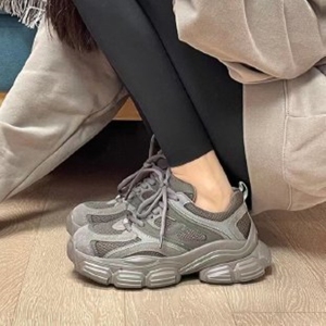 Mann Neil炸街老爹鞋女2024秋新款复古显脚小休闲鞋子厚底运动鞋