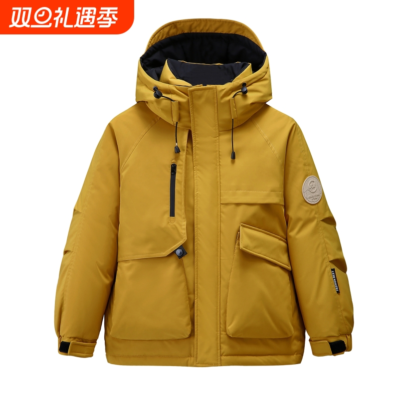 女童加厚羽绒服中长款清仓