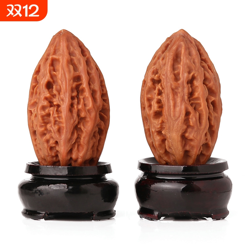 文玩大秋子文玩核桃异形大棱大楸子狮子头手把玩件葫芦苹果园精品