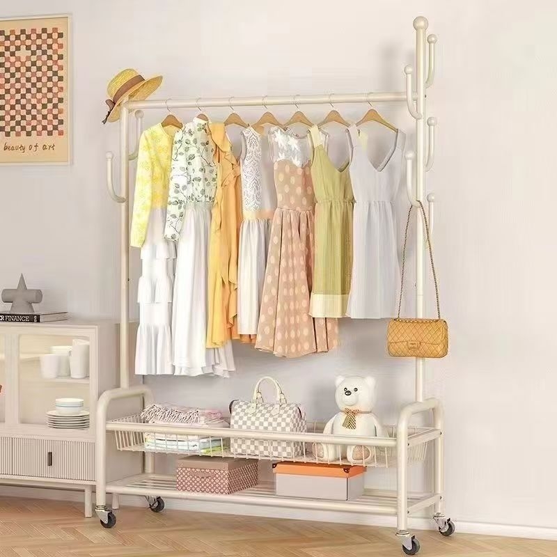 移动衣帽架碳钢材质|千人加购