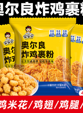 家家会奥尔良味炸鸡裹粉40g/包家用炸鸡粉脆皮炸粉炸小酥肉粉裹粉