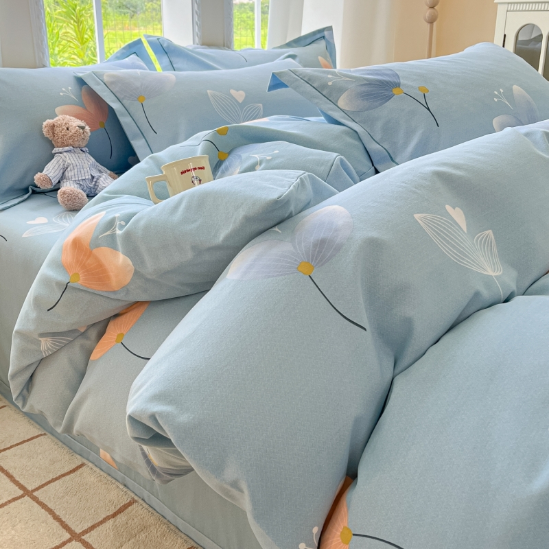 加厚磨毛纯棉被套单件单人1.5米150x200x230被罩全棉套件新疆棉