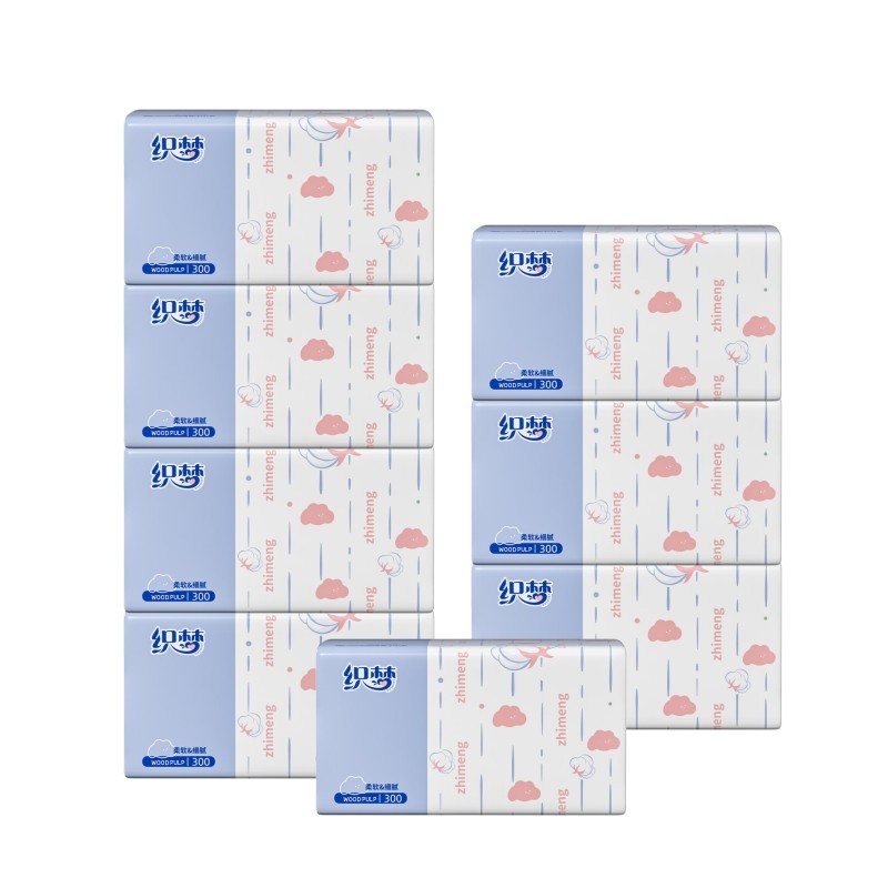 织梦加大加厚家用抽纸柔软亲肤多规格
