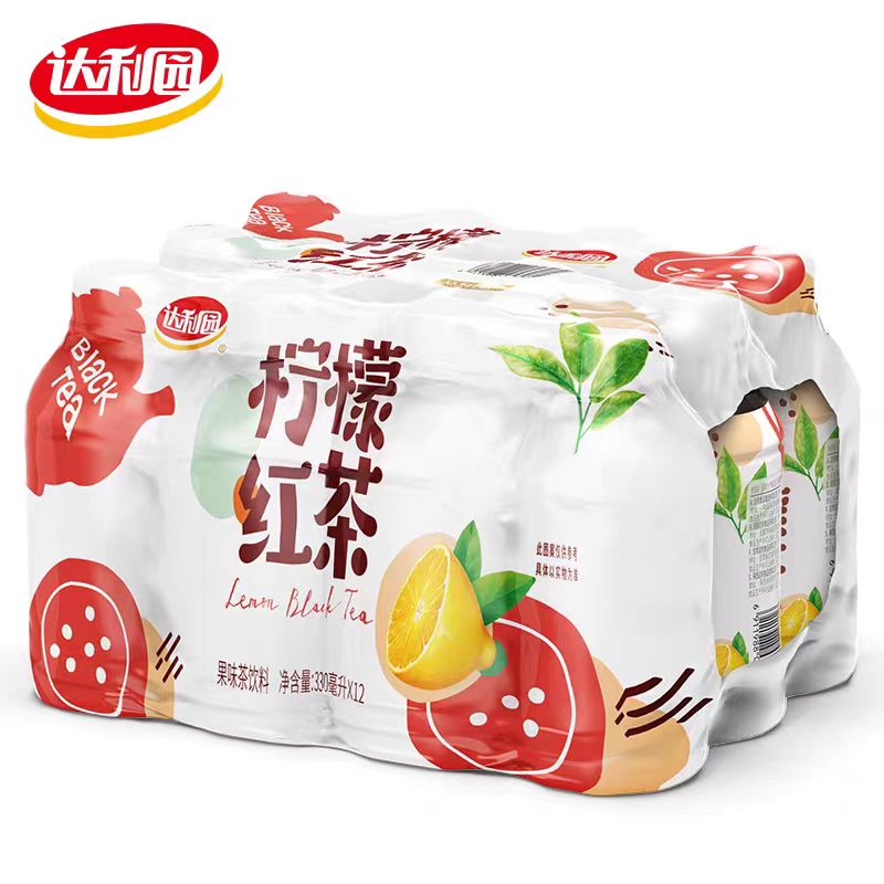 达利园果味茶白桃乌龙柠檬红茶330ml小瓶装清爽畅饮火锅聚餐必备