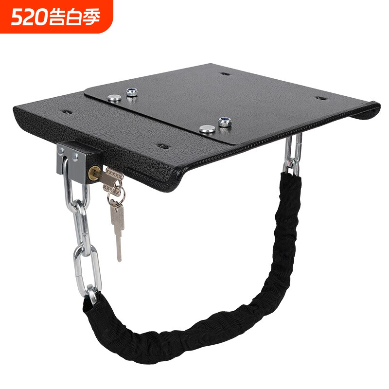 电动车电池锁电瓶锁专用防盗锁神器电瓶车防偷锁脚踏板锁防盗盖板