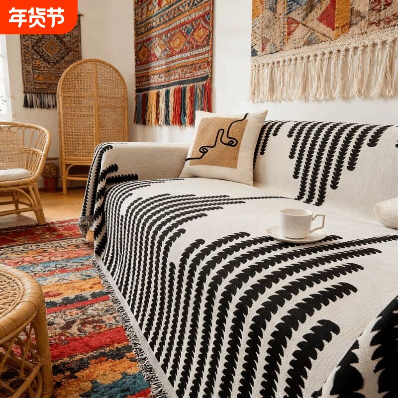 2026新款沙发套罩防猫抓沙发巾秋冬加厚四季全盖沙发毯垫沙发盖布