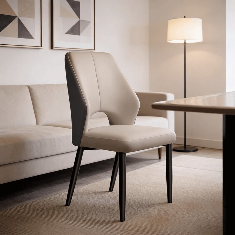 餐椅家用餐桌靠背椅子意式轻奢高级感吃饭椅现代简约餐厅凳子客厅